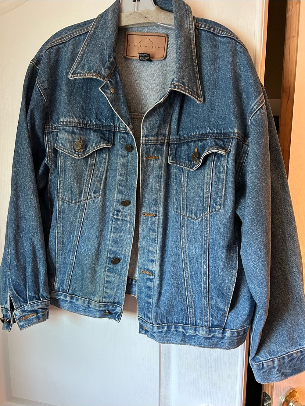 The Limited Blue Denim Jean Jacket - Women's Casual Trucker